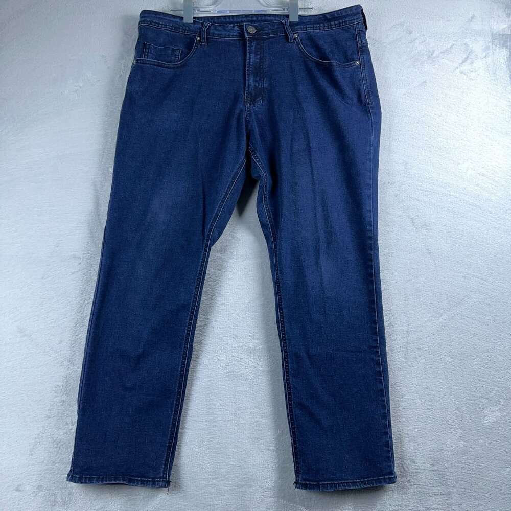 Buffalo David Bitton Straight Leg Jeans Adam Slim Stretch Mens Blue Size 40X29